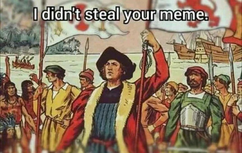 a cartoon of a man holding a flag and a woman holding a flag